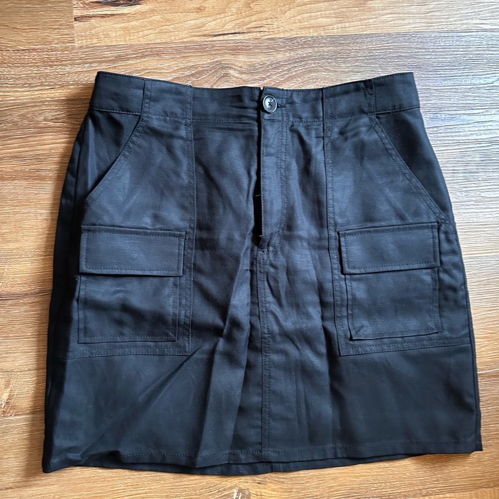 LOFT Black Mini Skirt